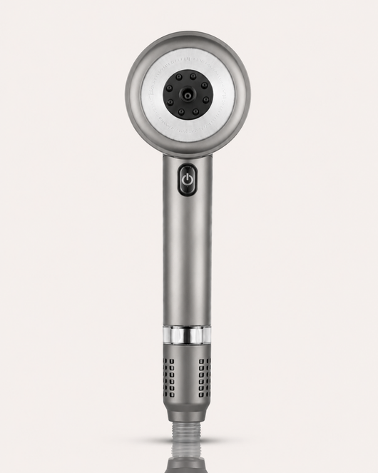 Pommeau de douche filtrant Limpid I Grès Cendré